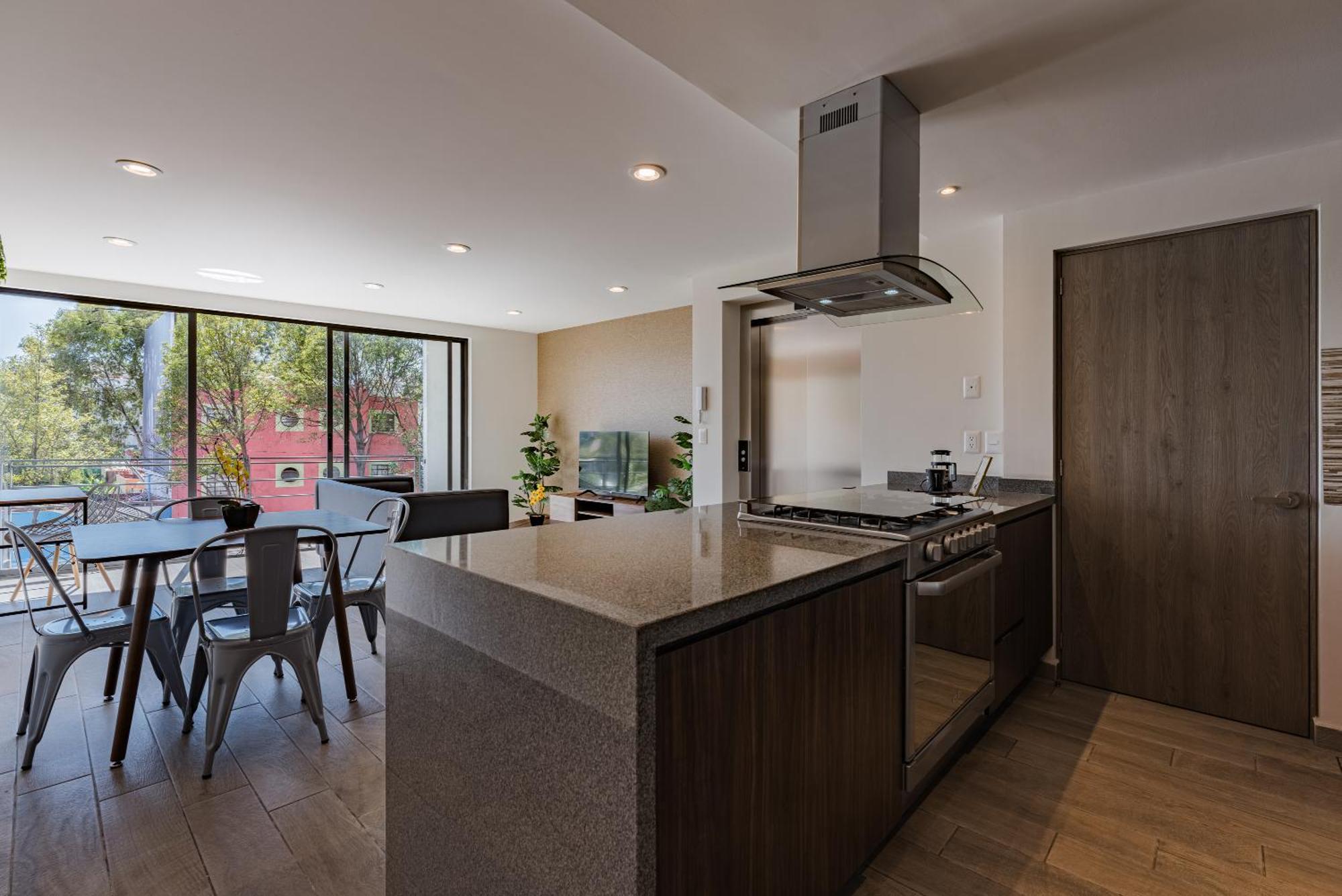 Roma Sur Apartments By Vh メキシコシティ 部屋 写真